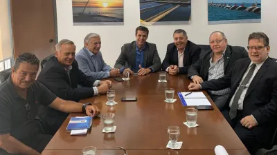 D´Angeli con Cresto e intendentes 