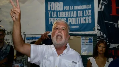 Julio De Vido acto politico en La Plata.