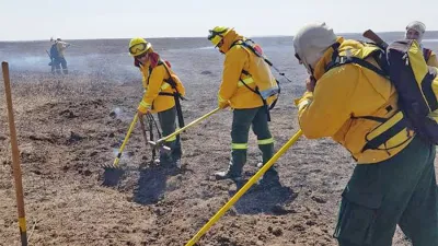 Entre Ríos continúa con las tareas de control y combate del fuego en islas del Delta.