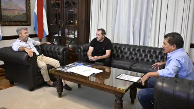 El gobernador recibió a autoridades del Club de Volantes Entrerrianos