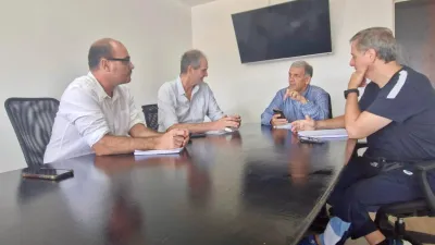 Sebastián Uranga se reunió con autoridades del deporte nacional en el CeNARD