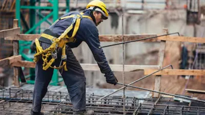 La construcción, el sector más golpeado.