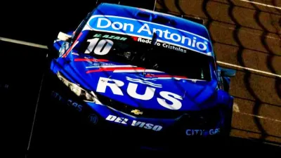 Diego Azar marcó el ritmo del ensayo del Top Race V6 en Concepción del Uruguay