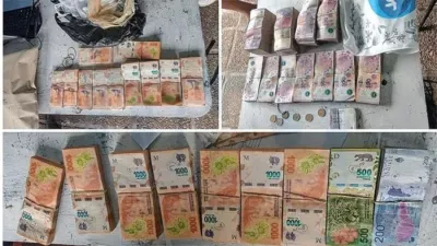 En total se les secuestró por orden de la Justicia Federal 3.746.000 pesos en efectivo.