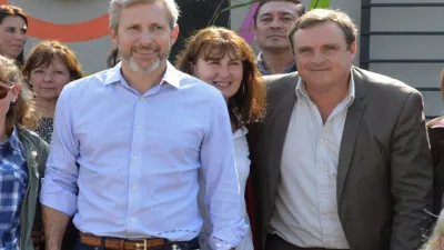 Exequiel Donda con Rogelio Frigerio