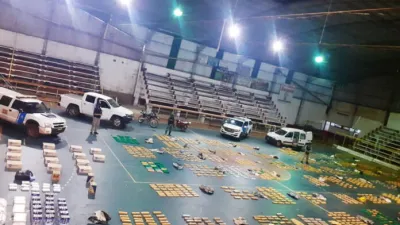 En dos procedimientos, Prefectura secuestró casi una tonelada de marihuana en Misiones