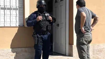 El procedimiento fue en calle Camoirano al 100, casi Presidente Perón de Victoria.