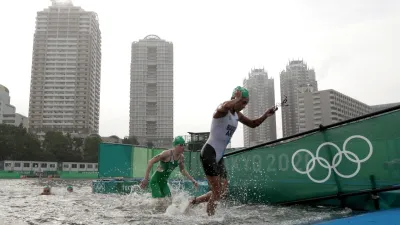Romina Biagioli completó la prueba del triatlón femenino en el 33er lugar en Tokio 2020