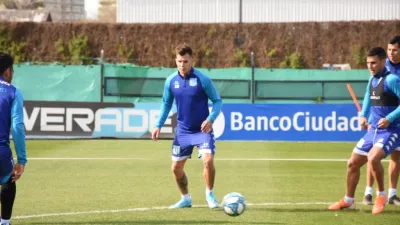 Fútbol: el entrerriano Nicolás Reniero tuvo su primera práctica con Racing