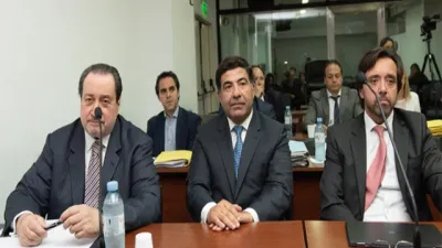 Ricardo Echegaray en el inicio del juicio