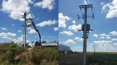 A través de un programa específico, desde la Provincia se facilita el acceso a la energía eléctrica en las zonas rurales.