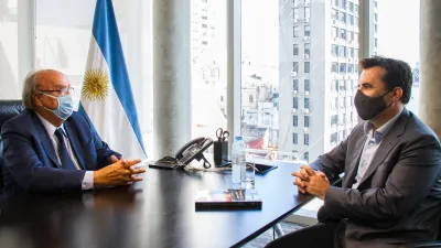 El secretario de Energía y el BICE acordaron impulsar el financiamiento para obras 