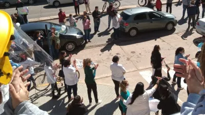 enfermería reclamo en Gualeguaychú