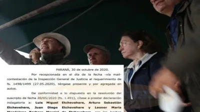 Citaron a indagatoria a los hermanos Etchevehere y Leonor Barbero en una causa por estafa