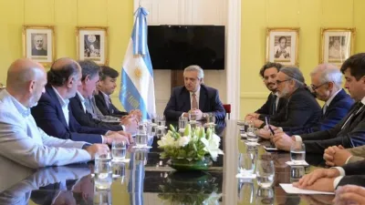 Reunión con Mesa de Enlace