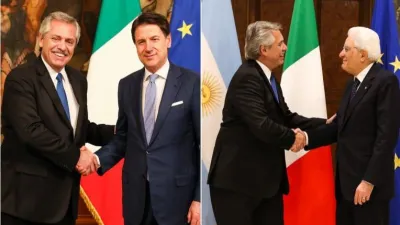 Alberto Fernández en Roma