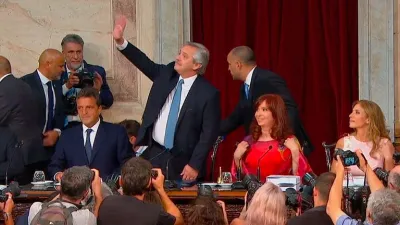 Alberto Fernández en la apertura de sesiones del Congreso, el 1° de marzo de 2020. (Foto: archivo)