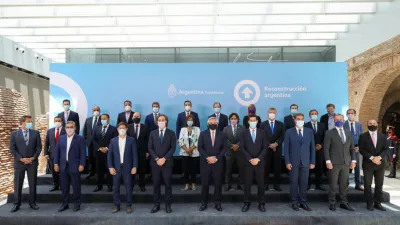 Fernández con gobernadores Pacto Fiscal 2020