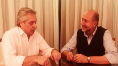 Fernández con Perotti