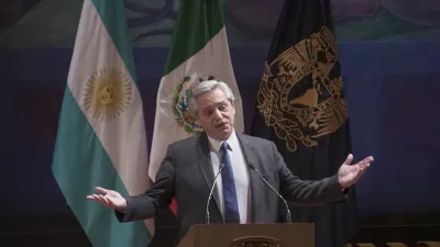 Alberto Fernández en México