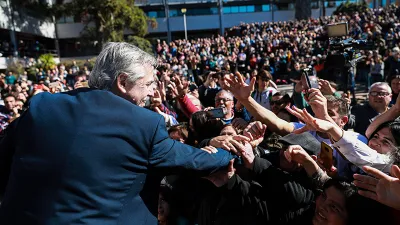 Fernández de campaña en Río Cuarto