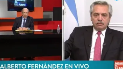 Alberto Fernández en TN