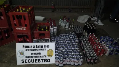 fiesta clandestina zona rural Crespo