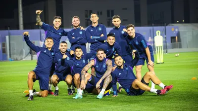 Scaloni probó un equipo con De Paul y Di María para jugar la semifinal ante Croacia