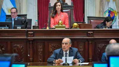 Guillermo Francos ya estuvo en el Senado durante el año pasado.