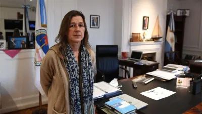 Frederic, en su despacho del Ministerio de Seguridad de la Nación.