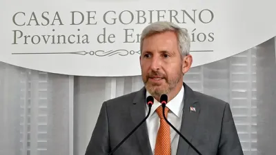 Imagen de archivo del gobernador Rogelio Frigerio.