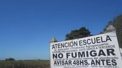 fumigación escuelas