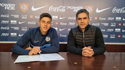 Diego Calcaterra fue oficializado como segundo refuerzo de San Lorenzo