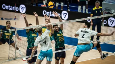 Con el paranaense Luciano Vicentín, Argentina sufrió una ajustada derrota ante Brasil