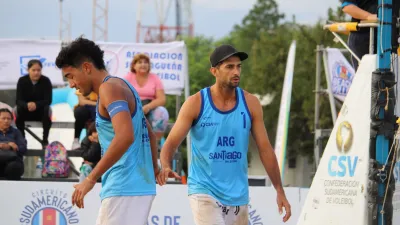 Beach Volley: el entrerriano Julián Azaad se ubicó quinto en Italia