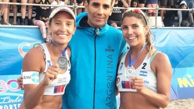 Beach Volley: la entrerriana Gallay abrió con un segundo puesto el Circuito Sudamericano