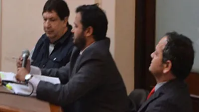 Escobar Gaviria durante el juicio