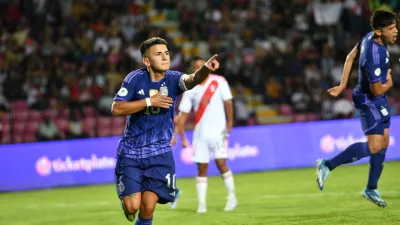 Fútbol: Argentina venció a Perú y enderezó su rumbo en el Preolímpico