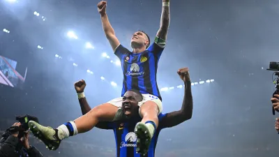 Con Lautaro Martínez, Inter ganó el clásico de Milán y gritó campeón en la Serie A