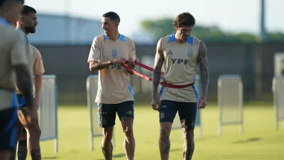Rumbo a la Copa América: con dos ausentes, Argentina entrenó a puertas abiertas en Miami