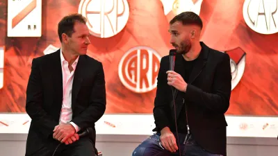 Germán Pezzella fue presentado en River: “Estoy para darlo todo de nuevo”