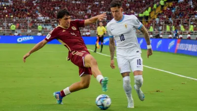 Venezuela y Uruguay no abrieron el marcador pero siguen en zona de clasificación