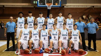 Con el entrerriano “Nacho” Respaud, Argentina se ubicó quinta en el Mundial U19 de Básquet