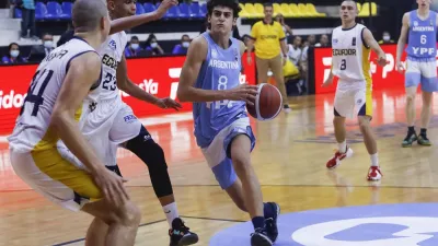 Básquet: con aporte entrerriano, Argentina debutó con un triunfo en el Sudamericano U18