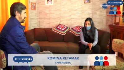 Ciclo “Entre Vecinxs”: Giano dialogó con una enfermera del área Covid del Masvernat
