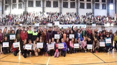 Inauguraron la final provincial del atletismo en los Juegos Evita