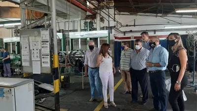 La empresa Imperial Cord en Gualeguaychú reanudó recientemente su producción, luego de haber cerrado en 2019.