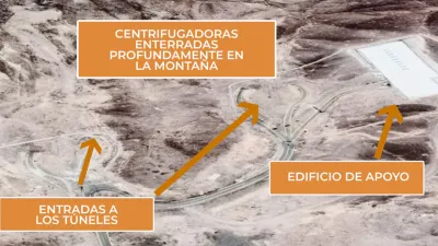 Así es Fordow, el impenetrable bastión nuclear en las montañas de Irán.