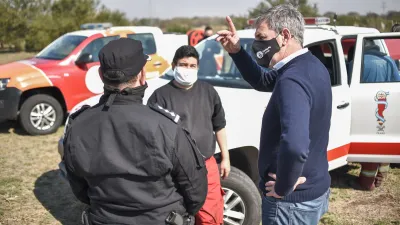 Jatón recorrió la zona afectada