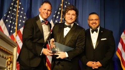 Javier Milei en la Americans Patriots Gala.